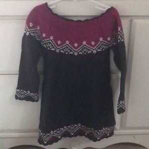 Warm sweater dress